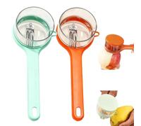 Box Storage Kitchen Peeler,Peeler with Container,Vegetable Fruit Peelers for Kitchen,Thin Peeler Double-Sided Stainless Steel Blade,Anti-Scratch Hand Comfortable Peeling Tool (2PCS C)