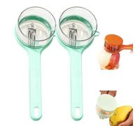 Box Storage Kitchen Peeler,Peeler with Container,Vegetable Fruit Peelers for Kitchen,Thin Peeler Double-Sided Stainless Steel Blade,Anti-Scratch Hand Comfortable Peeling Tool (2PCS B)