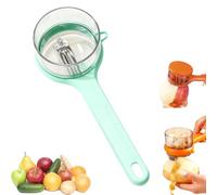 Box Storage Kitchen Peeler,Peeler with Container,Vegetable Fruit Peelers for Kitchen,Thin Peeler Double-Sided Stainless Steel Blade,Anti-Scratch Hand Comfortable Peeling Tool (Green)