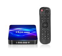 Box TV 8K UHD Android 14.0 RK3566 4 Go RAM 32 Go ROM HS86 PRO20 Smart TV Box Android 4K @ 60hz HDR10 Streaming Media Player Support Dualband WiFi6 2.4G/5G BT5.4 Ethernet 1000M avec télécommande IR