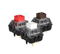 Box V2 Switch BOX White Red Brown Switches for Custom DIY Mechanical Keyboard 5Pin RGB Compatible Cherry MX Switchs NWPNLXEA(BOX V2 Red,110PCS)