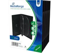 [BOX35-6] MediaRange Pack 5 Boîtiers pour 6 DVD Noir