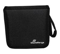 [BOX50] MediaRange Etui Portefeuille Range CD/DVD 24 Noir