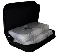 [BOX55] MediaRange Pochette Zippée pour 96 CD/DVD Storage Media Case Nylon Noir