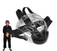 Boxe avec couverture faciale | Casques d’arts martiaux | Bouclier facial de protection transparent de 21cm, équipement pour karaté, boxe, entraînement, sport, hommes et femmes, Sparring Gym
