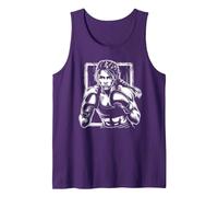 Boxe Boxeuse Femme Fille Boxeur idée Motif Boxing Boxe Débardeur, Homme, Violet, L