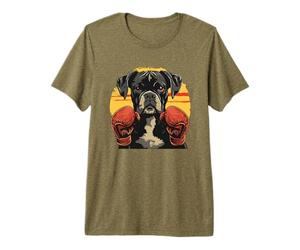Boxe Chien Graphic T-Shirt Haut de Gamme