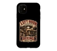 Boxe Crochet Gauche Lifestyle Old School Prizefighter Boxer Coque pour iPhone 11