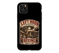 Boxe Crochet Gauche Lifestyle Old School Prizefighter Boxer Coque pour iPhone 11 Pro Max