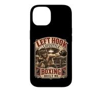 Boxe Crochet Gauche Lifestyle Old School Prizefighter Boxer Coque pour iPhone 14