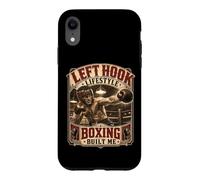 Boxe Crochet Gauche Lifestyle Old School Prizefighter Boxer Coque pour iPhone XR
