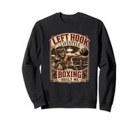 Boxe Crochet Gauche Lifestyle Old School Prizefighter Boxer Sweatshirt