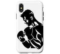 Boxe Garçon Pugilat Autodéfense Coque pour iPhone X/XS