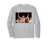 Boxe Lennox Lewis Champion Poids Lourd Beats Al Malcolm Manche Longue