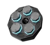 Boxe musicale - Équipement d'exercice électronique intelligent | avec lumières LED à fixation murale pour adultes | pour femmes, hommes, garçons, gym, maison, fitness, sports d'intérieur