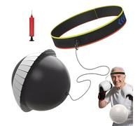 Boxe Reflex Ball Fun Engrenage de frappe réglable | Bandeau avec balle réfléchissante pour adolescents, garçons, enfants, entraînement à la maison, gym, sports de plein air