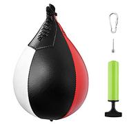 Boxe Speed Ball PU Cuir MMA Muay Thai Entraînement Frappe Sac Kit avec Pompe Gonfleur pour Coordination Reflex Main Eye