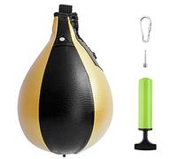 Boxe Speed Ball PU Cuir MMA Muay Thai Training Striking Bag Kit Punch avec Gonfleur pour Coordination Reflex Main Eye