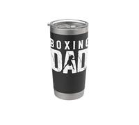Boxe vintage karaté Dad Lover Mixed Martial Arts Design Gobelet isotherme en acier inoxydable double paroi