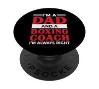 Boxe Vintage karaté Dad Lover Mixed Martial Arts Design PopSockets PopGrip Adhésif