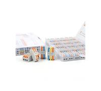 Boxed Compact Wire Wiring Connector Conductor 2/3Pin With Lever Push-in Butt Terminal Block Connection AWG28-12 NWPNLXEA(D3-3TO 30PCS)