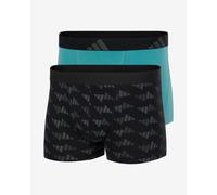 Boxer adidas Trunk Active Flex noir vert (2 unités) - S