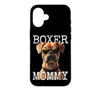 Boxer Allemand Maman Chiens Mom Fête des Mères Boxer Mommy Coque pour iPhone 16
