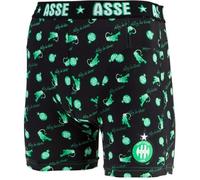 Boxer - AS Saint Etienne - Collection Officielle - Noir - Enfant - Garçon 8 ans