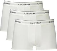 BOXER BACK 3 PIECES BLANC IMPRIME LOGO 95% COTON BIO : Taille - 2XL Taille : 2XL