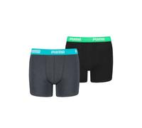 Boxer Basique Pour Garçons Puma (Lot De 2), Vêtements, India Ink/Turquoise, 10
