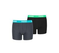Boxer Basique Pour Garçons Puma (Lot De 2), Vêtements, India Ink/Turquoise, 8