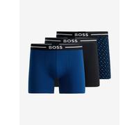 Boxer BOSS Bold Print bleu marine noir (lot de 3) - L