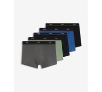 Boxer BOSS Essential gris vert bleu (5 unités) - L