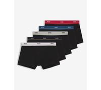 Boxer BOSS Essential noir blanc rouge (5 unités) - S