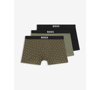 Boxer BOSS One Graphic vert kaki noir (3 unités) - M