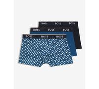 BOSS Lot de trois boxers courts avec taille à logo - Style Trunk 3P Power Desig, 50554443 Bleu M