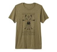 Boxer Boxe Gym Vitruvian Man Leonardo Da Vinci Pugilist T-Shirt Haut de Gamme