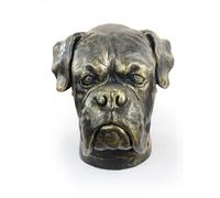 Boxer, Boxer II - buste de chien, grande tête de chien pour le jardin, décoratio