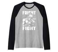 Boxer Boxing Frankenstein Fight Fight Halloween Pugilism Manche Raglan