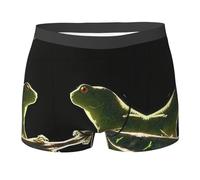 Boxer Briefs Ample Shorty sous Vetement Lézard Menteur Imprimé Confortable Boxer Homme pour Sports Hommes S