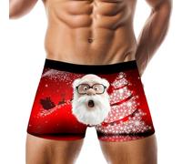 Boxer Briefs Mens, sous-vêtements Masculins festifs pour célébrer en Douceur Tissu Respirant et Confortable pour Un Usage Quotidien et décontracté