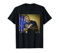 Boxer Britannique Anthony Joshua par Dick Barnatt T-Shirt