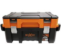 BOXER® Caisse a Outil vide de Qualité Professionnelle - Malette Outils avec séparateurs amovibles pour un rangement individuel en deux