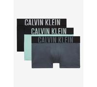 Boxer Calvin Klein Big Logo gris vert noir (3 unités) - XL