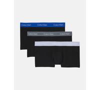 Boxer Calvin Klein Icon Cotton Stretch noir bleu gris (3 unités) - XL