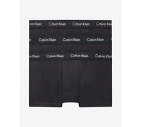 Calvin Klein Boxers Taille Basse Lot de 3 Homme sous-Vêtement, Noir (Black W Black WB), M