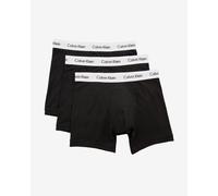 Calvin Klein Boxers Longs Lot de 3 Homme Boxer Brief Stretch, Noir (Black), S