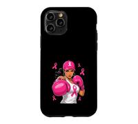 Boxer Cancer du Sein Rose Fighter Girl Coque pour iPhone 11 Pro