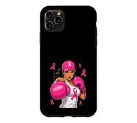 Boxer Cancer du Sein Rose Fighter Girl Coque pour iPhone 11 Pro Max