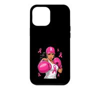 Boxer Cancer du Sein Rose Fighter Girl Coque pour iPhone 12 Pro Max